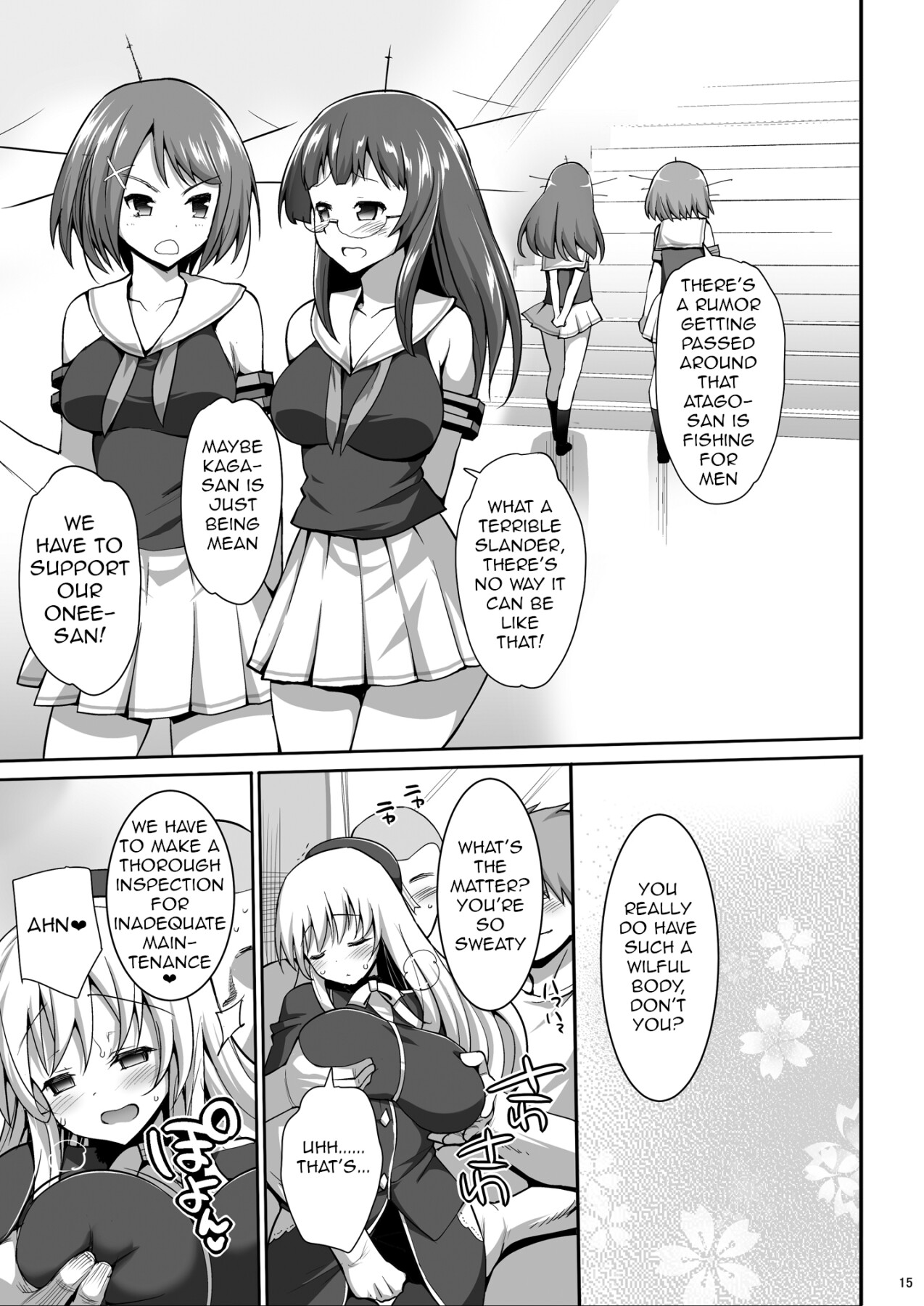Hentai Manga Comic-Divinely-Breasted Atago's Bitch Orgy-Read-15